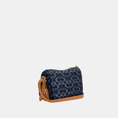 Mini Crossbody Bag In Signature Denim