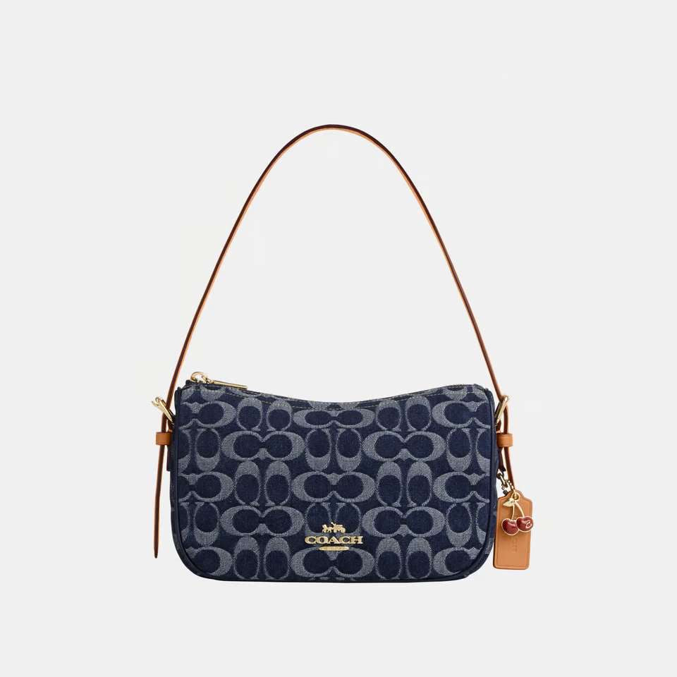 Mini Crossbody Bag In Signature Denim